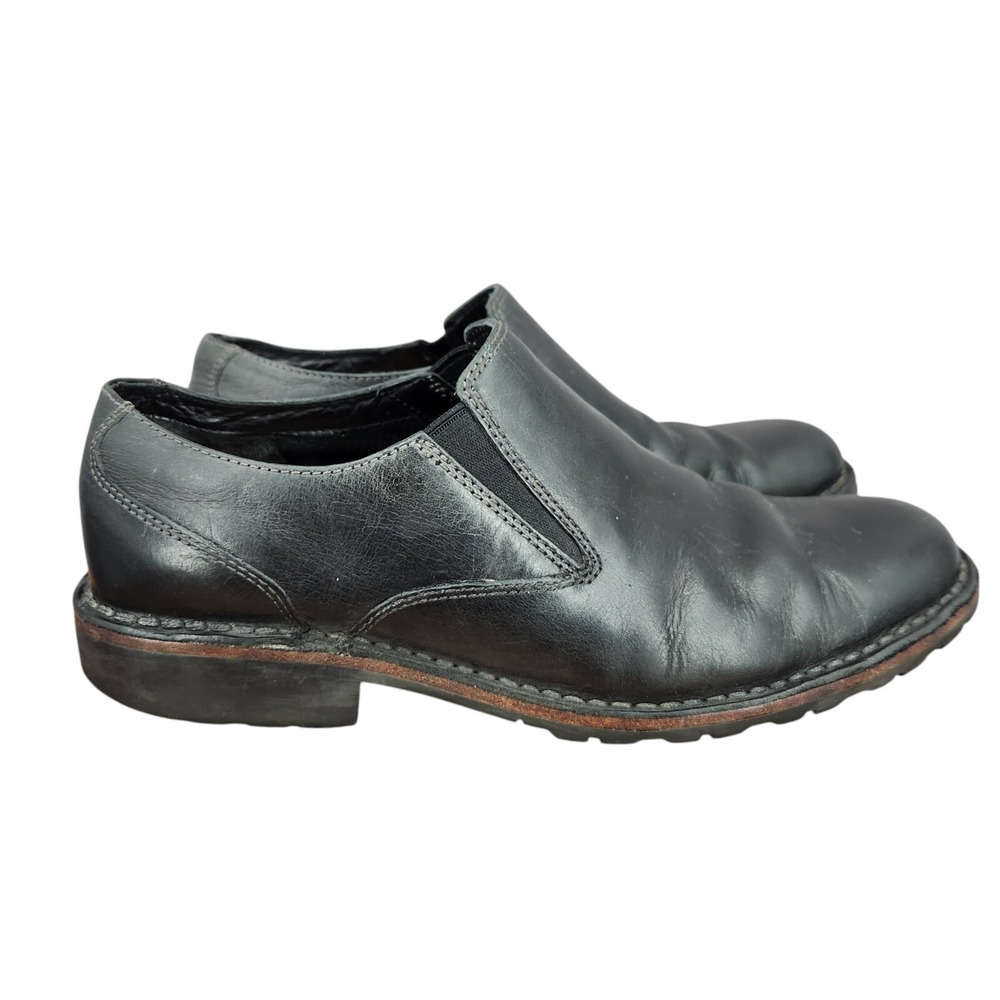 Cole Haan Air Loafers Mens 7.5 M Black Leather Slip On Casual Shoes C07733